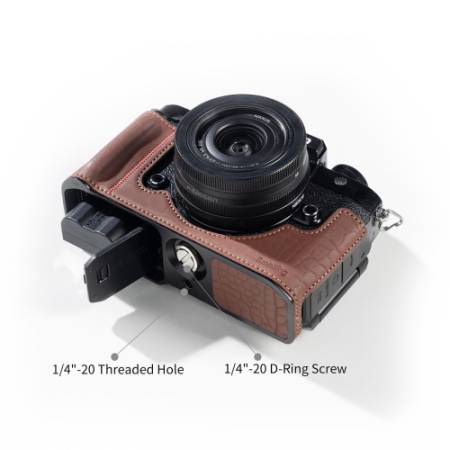 SmallRig 5096 - zestaw, skórzane etui + pasek na ramię